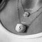 NEW! Ultra Mini Belt Buckle Necklace (Mama) - Silver: Silver