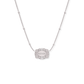 NEW! Ultra Mini Belt Buckle Necklace (Mama) - Silver: Silver