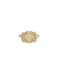 Mini Belt Buckle Ring (Mama) - Gold: Gold adjustable