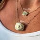 NEW! Ultra Mini Belt Buckle Necklace (Mama) - Gold: Gold